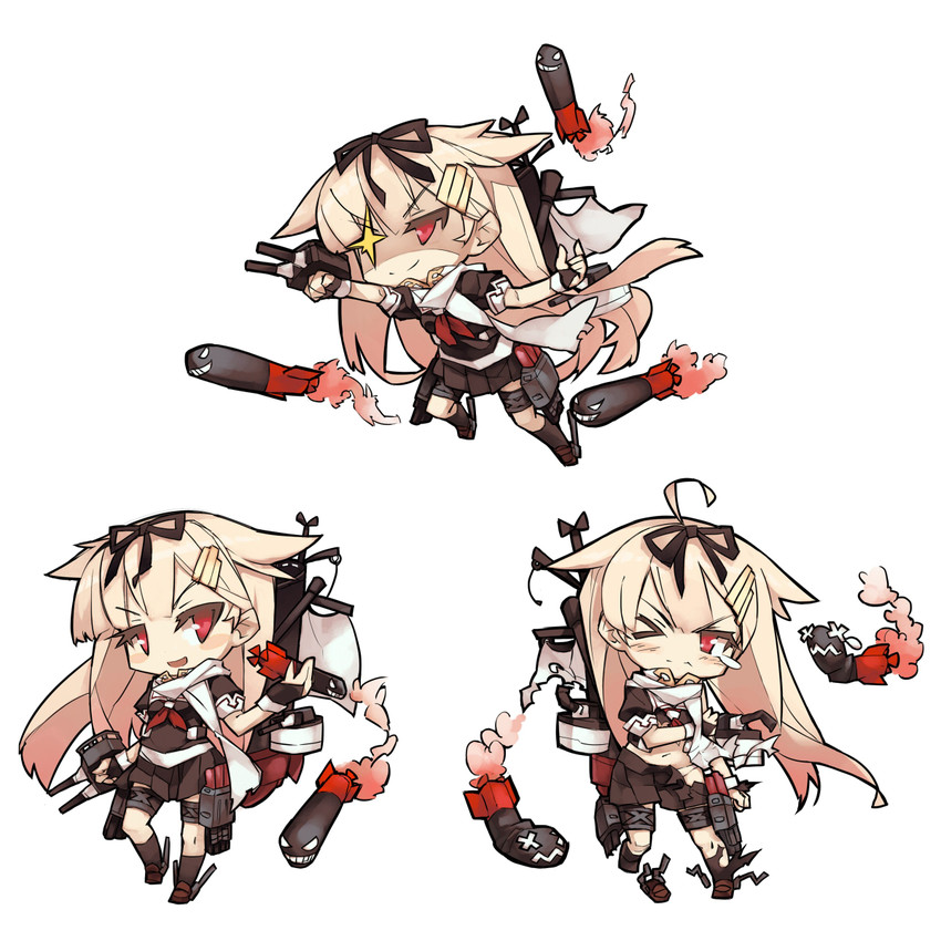 yuudachi and yuudachi kai ni (kantai collection) drawn by itsukia