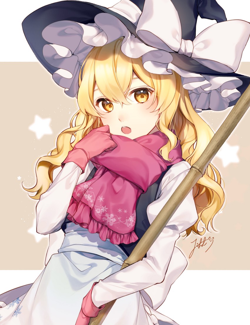 kirisame marisa (touhou and 1 more) drawn by jill_07km