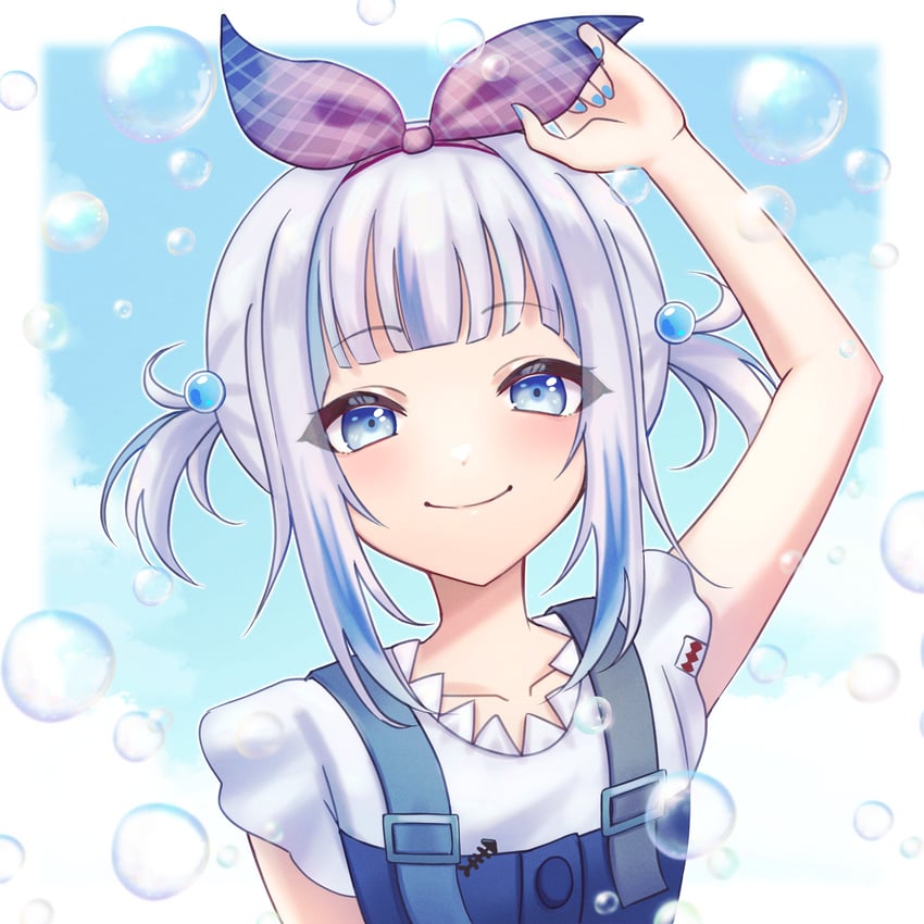 gawr gura (hololive and 1 more) drawn by tsumurimai