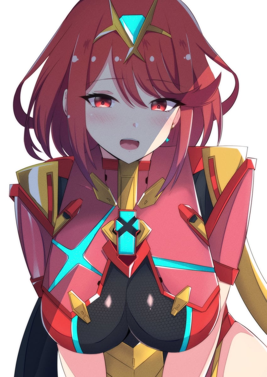 pyra (xenoblade chronicles and 1 more) drawn by latte_(latte_daruta2)