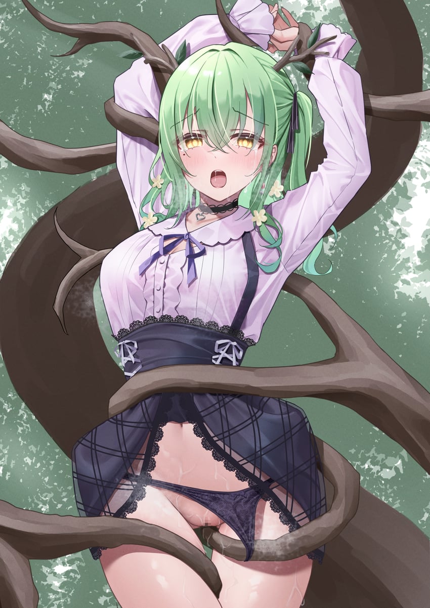 ceres fauna (hololive and 1 more) drawn by classic_(zildjian33)