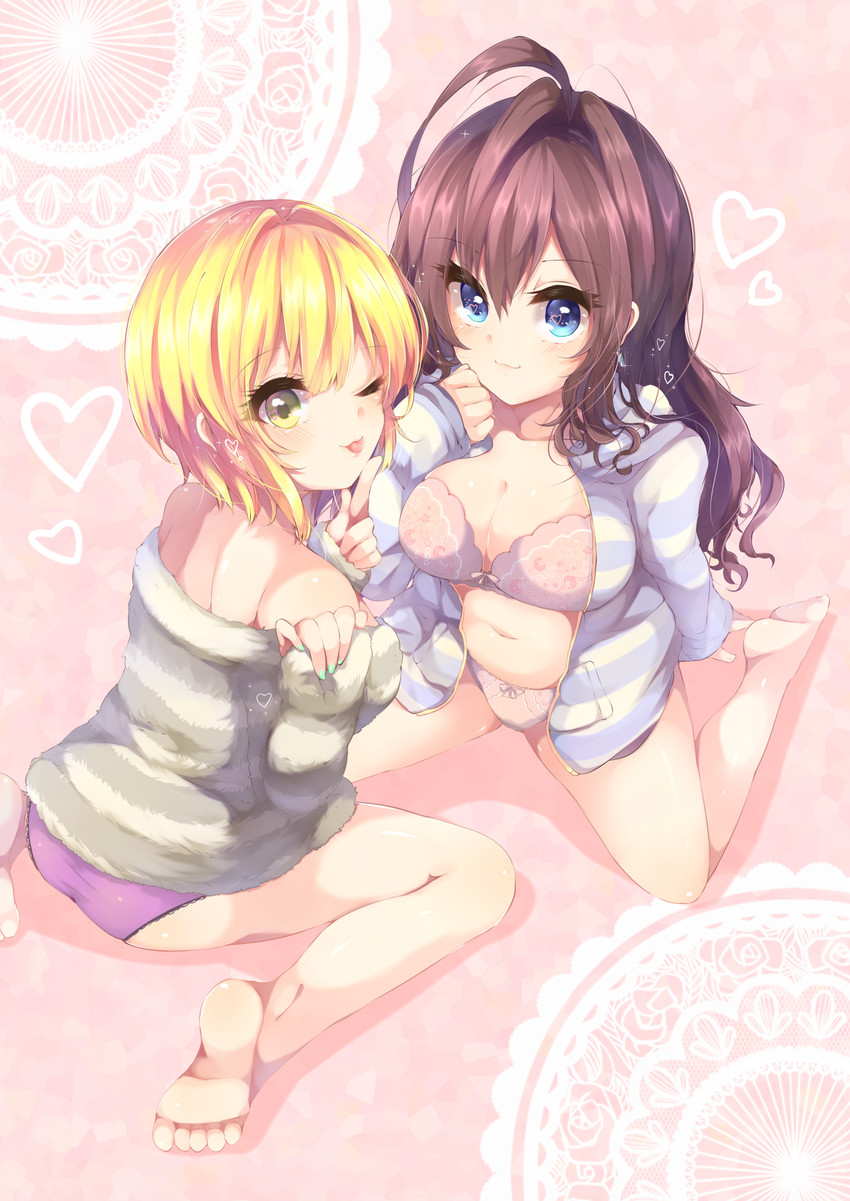 ichinose shiki and miyamoto frederica (idolmaster and 1 more) drawn by kaenuco