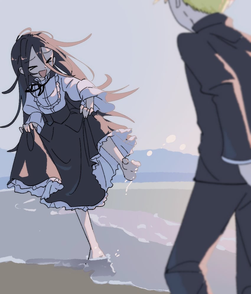 kamisaki hikaru and sonidori rioh (medalist) drawn by nzeneee
