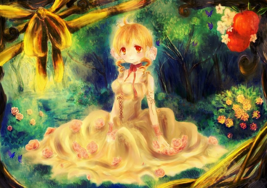 tomoe mami (mahou shoujo madoka magica) drawn by suyasuya