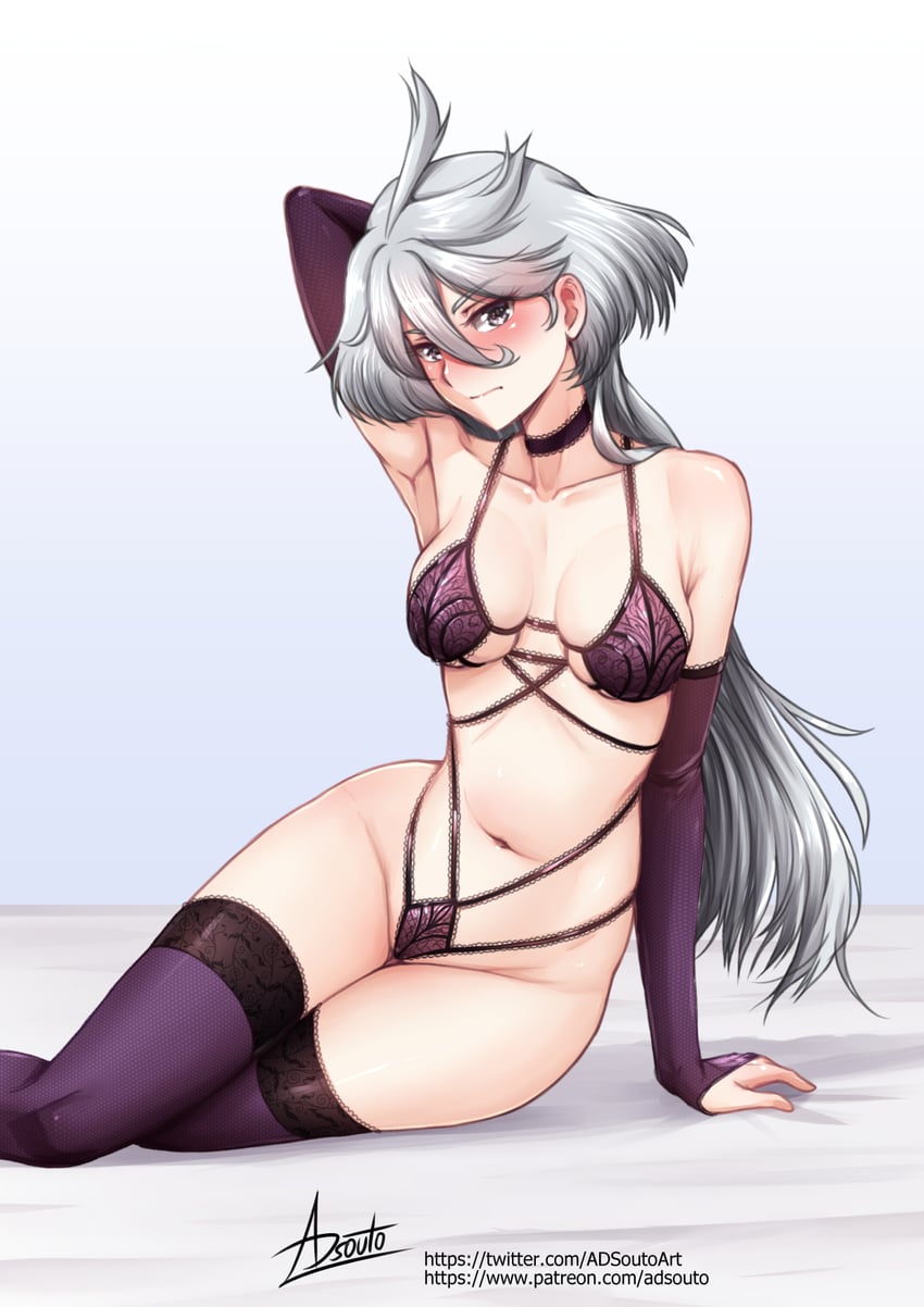 miorine rembran (gundam and 1 more) drawn by adsouto