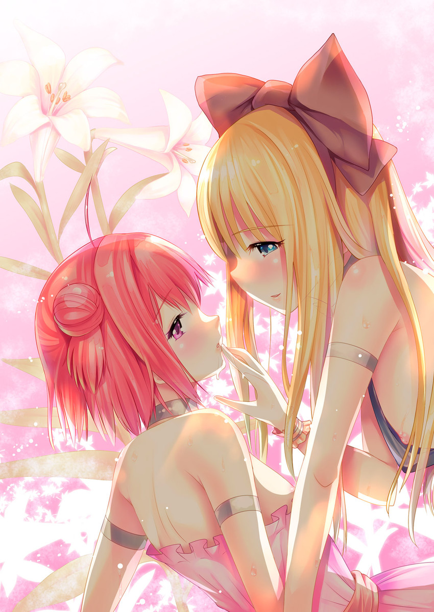 toshinou kyouko and akaza akari (yuruyuri) drawn by shousan_bouzu