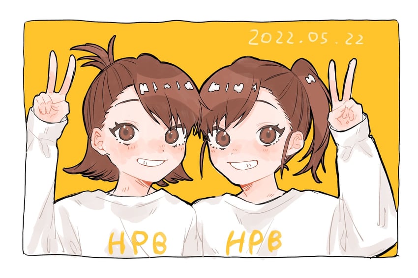futami mami and futami ami (idolmaster) drawn by ishiko_(kuensan)