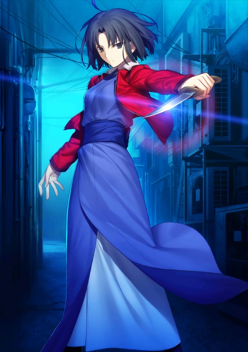 ryougi shiki (fate and 1 more) drawn by takeuchi_takashi