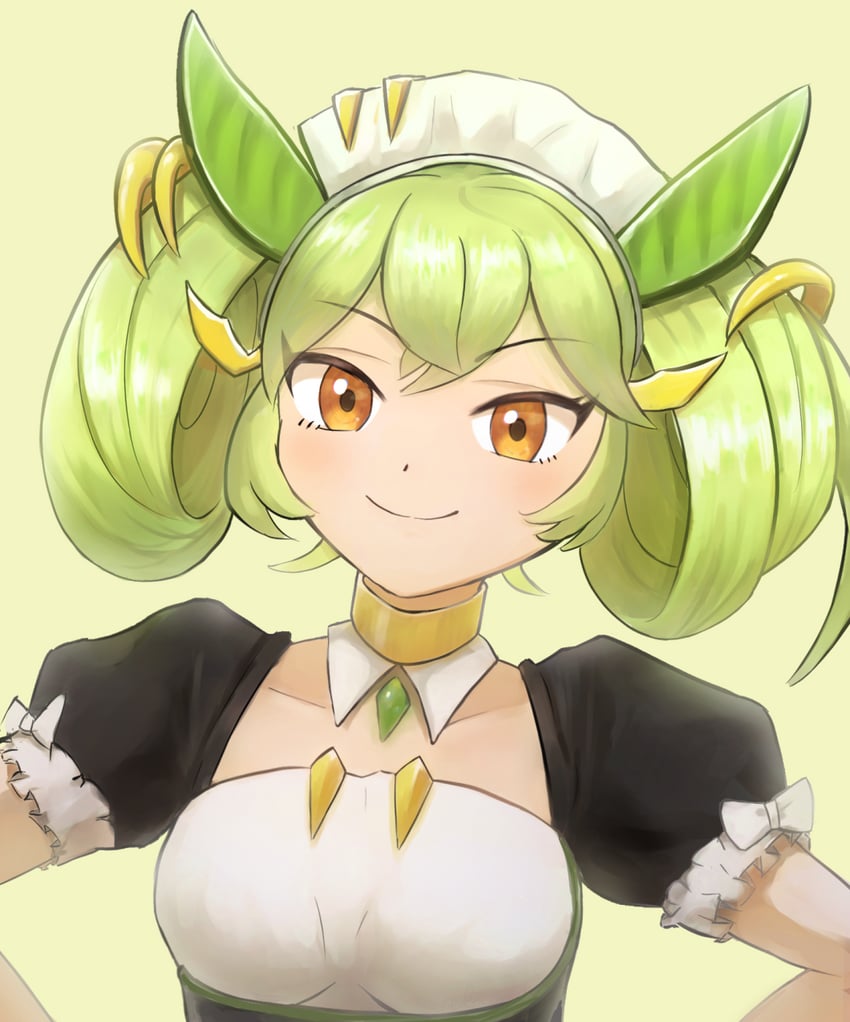 parlor dragonmaid (yu-gi-oh!) drawn by reka_(reka730)