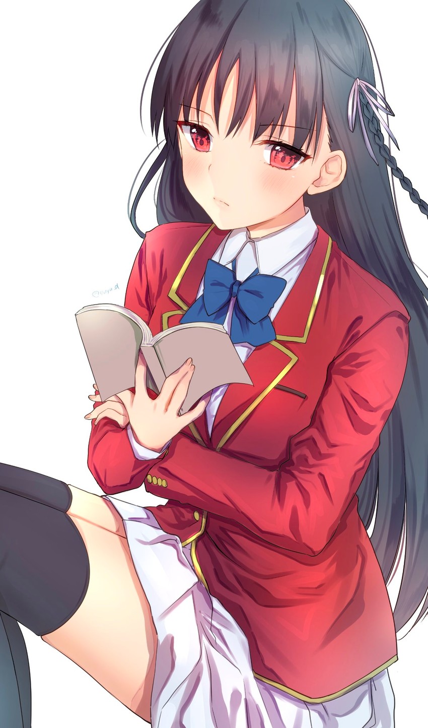 horikita suzune (youkoso jitsuryoku shijou shugi no kyoushitsu e) drawn by yu_yu