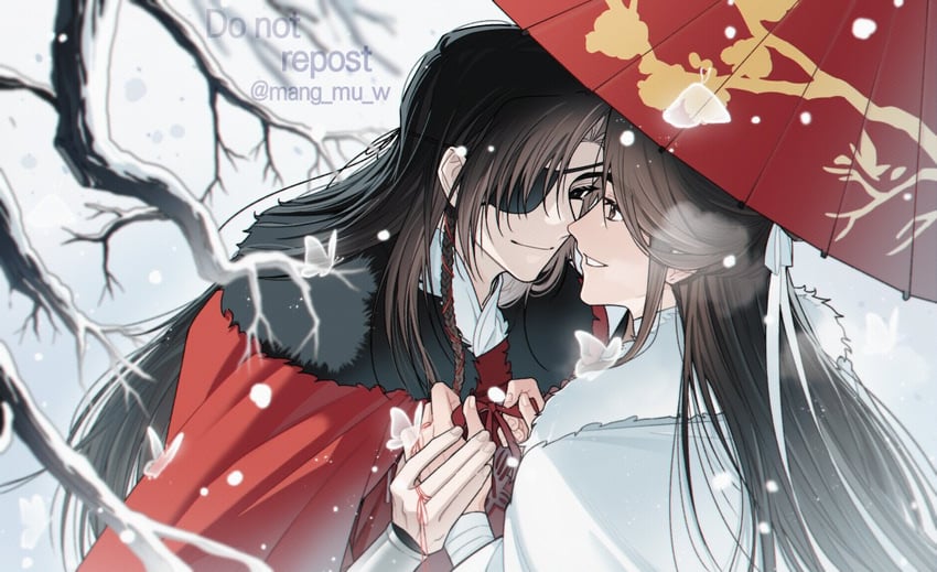 xie lian and hua cheng (tianguan cifu) drawn by mang_mu_w