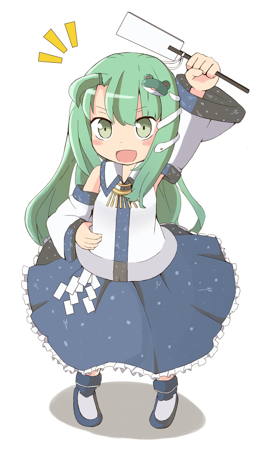 kochiya sanae (touhou and 1 more) drawn by yamase