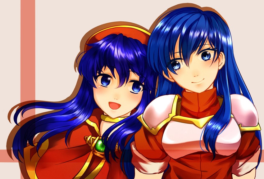 lilina and caeda (fire emblem and 2 more) drawn by uo_nu
