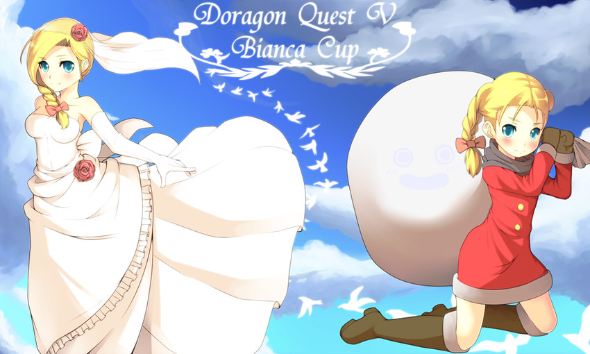 bianca (dragon quest and 1 more) drawn by lauqe
