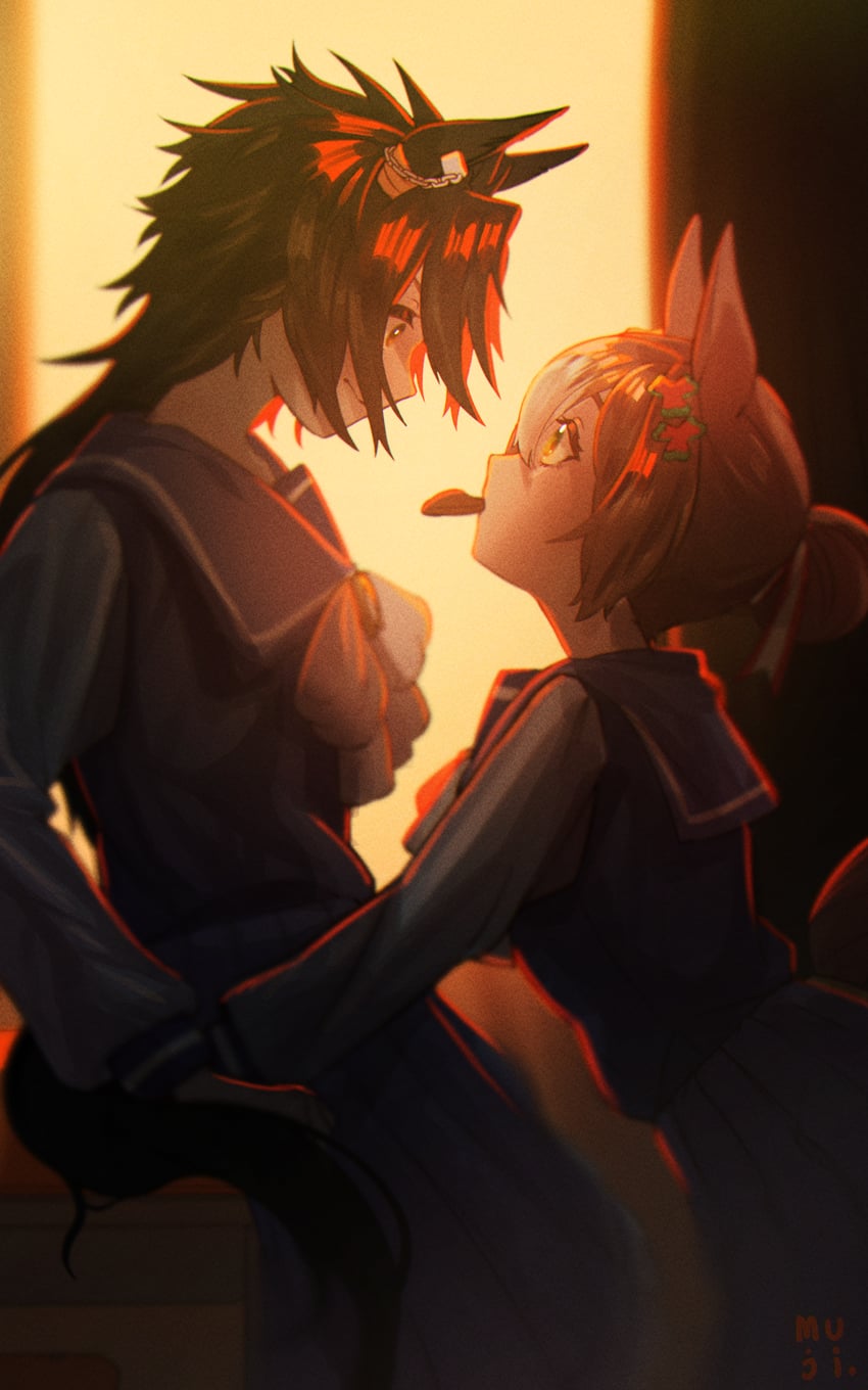 fine motion and air shakur (umamusume) drawn by mujintou_png