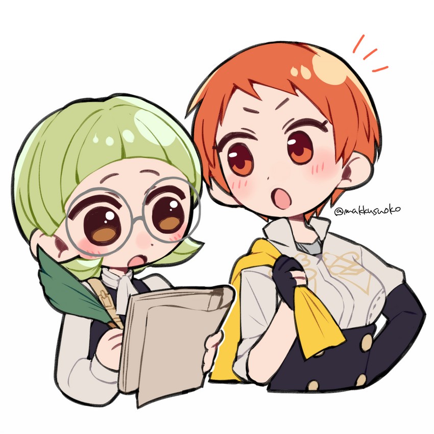 leonie pinelli and ignatz victor (fire emblem and 1 more) drawn by do_m_kaeru
