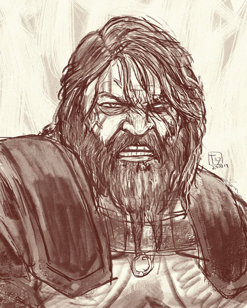 thor (god of war and 1 more) drawn by o_natsuo88