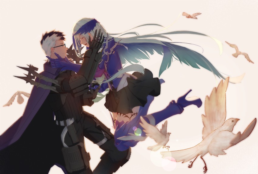 brynhild and sigurd (fate and 2 more) drawn by suguru_(a129214673)