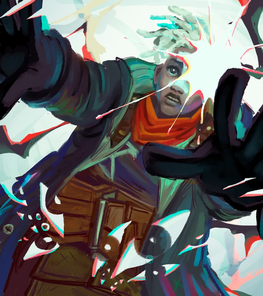 ekko and firelight ekko (league of legends and 1 more) drawn by orobeori