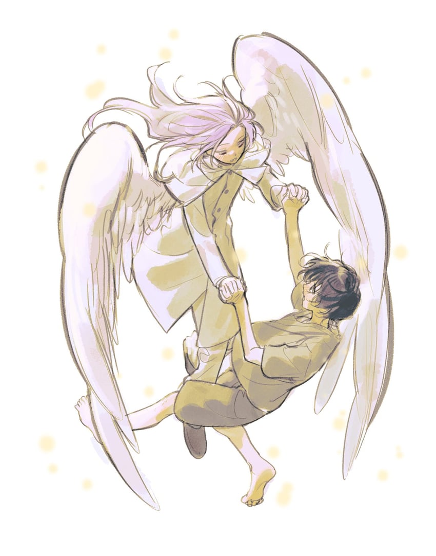 hatsutori hajime and utsugi noriyuki (saibou shinkyoku) drawn by sengwaa