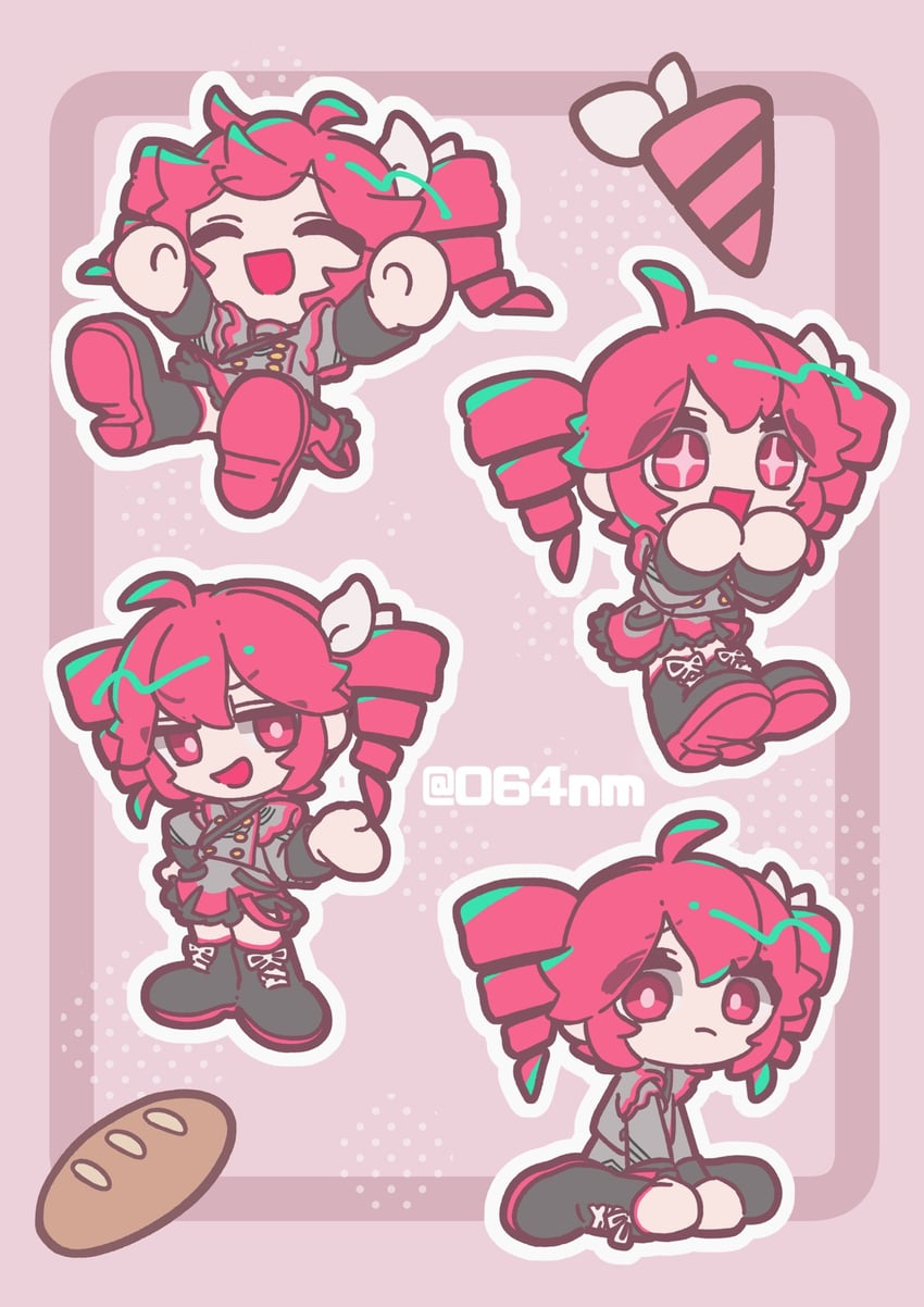 kasane teto (utau and 1 more) drawn by 064mn