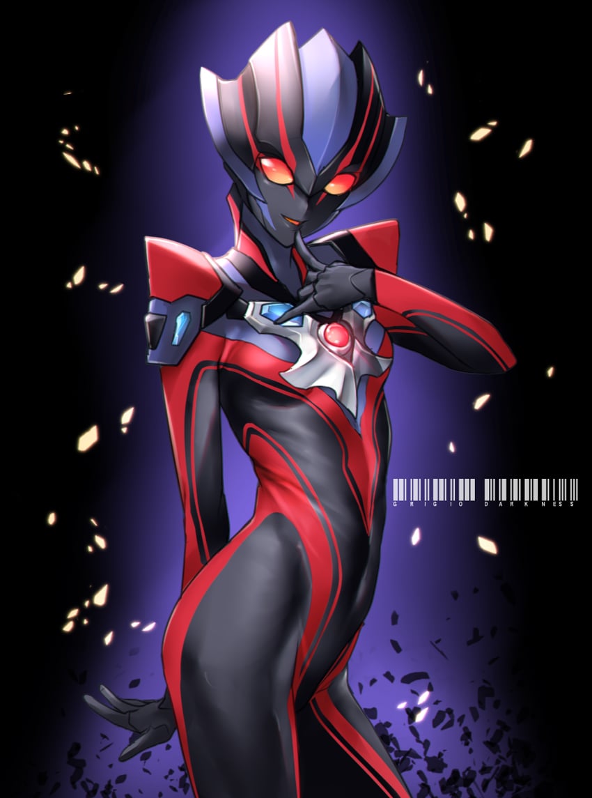 ultrawoman grigio darkness (ultra series and 2 more) drawn by ban!_(bansankan)