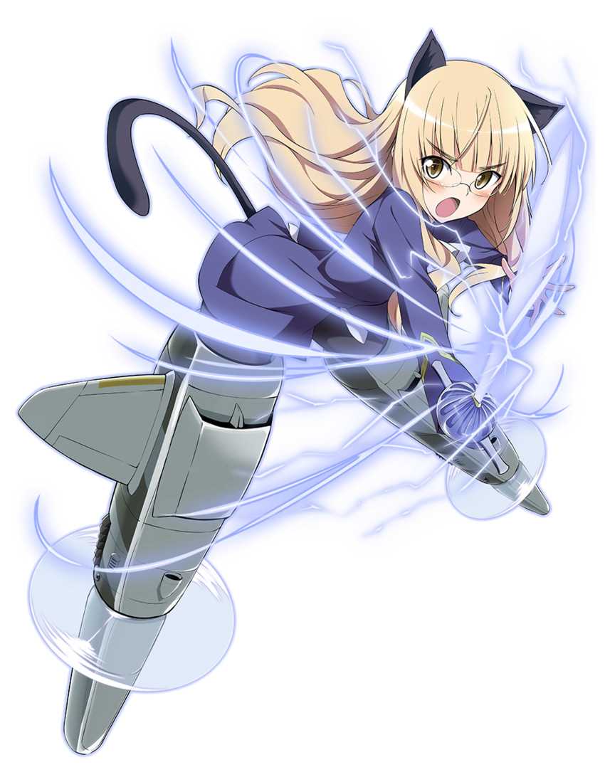 perrine h. clostermann (world witches series and 1 more) drawn by tirotata
