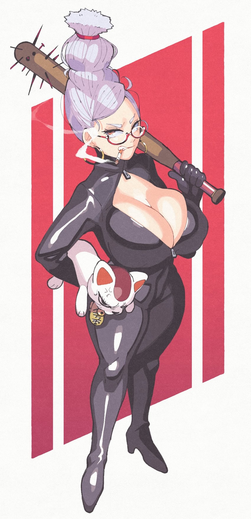 turbo granny and ayase seiko (dandadan) drawn by inkerton-kun