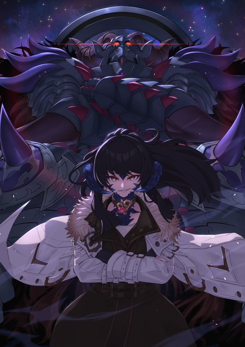 warrior of light and sapphira nyx (final fantasy and 1 more) drawn by zealmaker