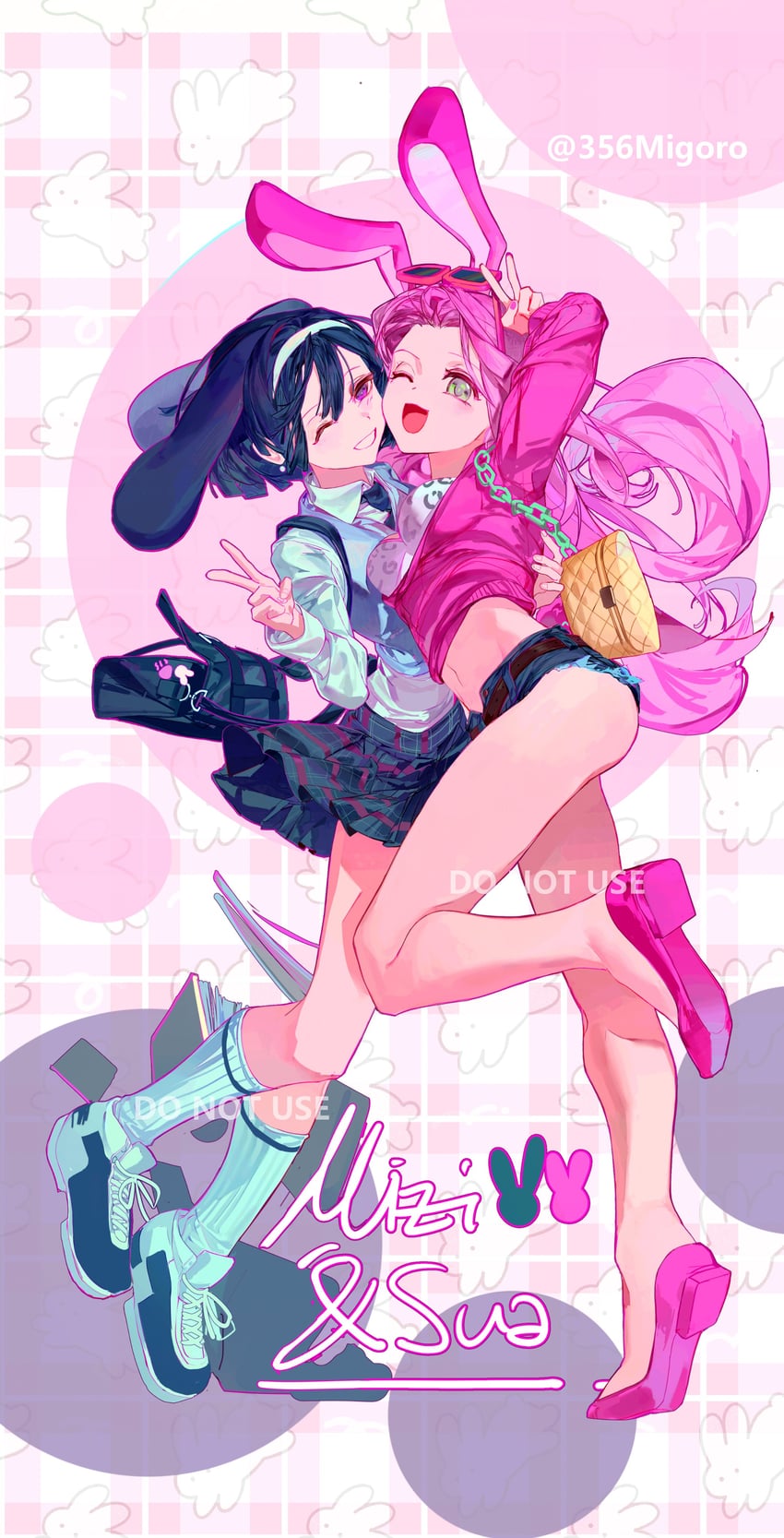 sua and mizi (alien stage) drawn by 356migoro