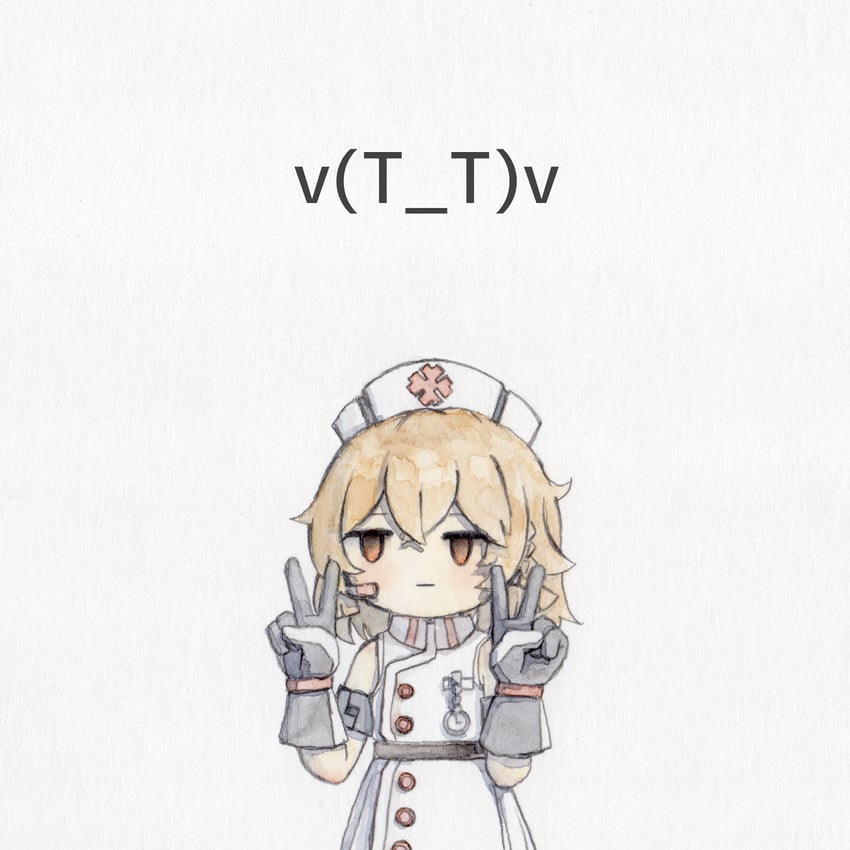nurse robot type t (utau) drawn by bone_71