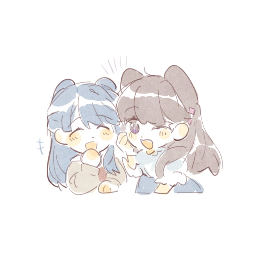 fujishima megumi and murano sayaka (love live! and 1 more) drawn by woodonly
