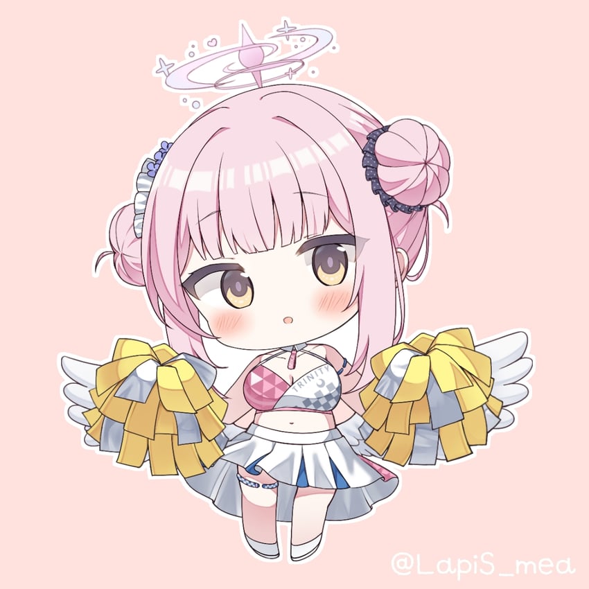 mika (blue archive and 1 more) drawn by ruriruno