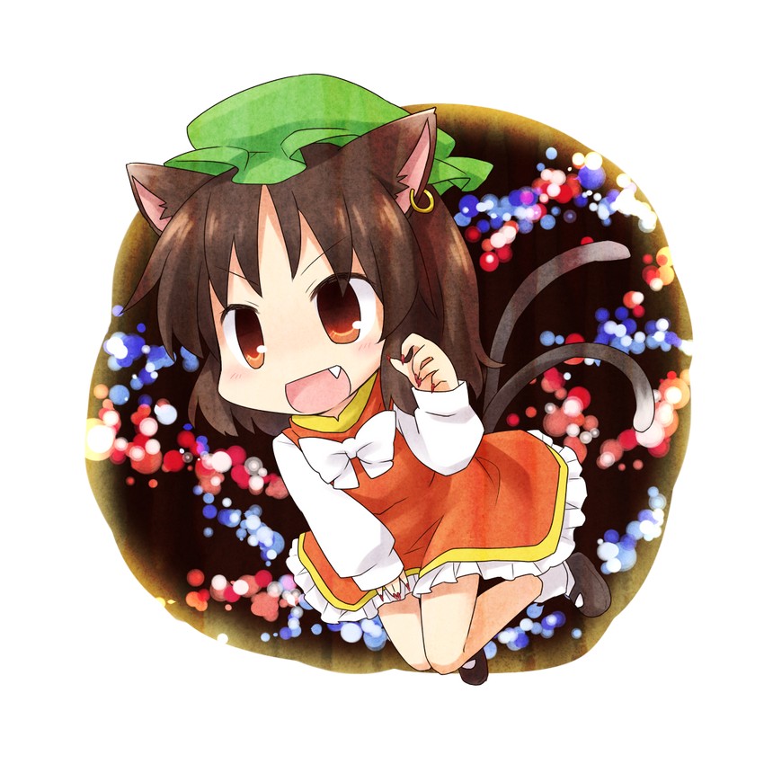 chen (touhou) drawn by yamabuki_(yusuraume)