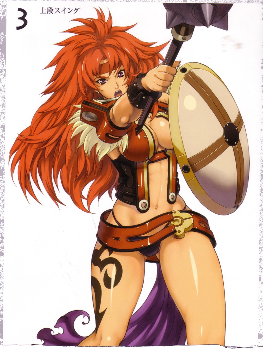 risty and wilderness bandit risty (queen's blade) drawn by eiwa