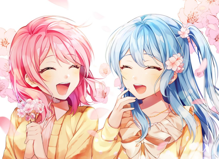 maruyama aya and matsubara kanon (bang dream!) drawn by minori_(faddy)