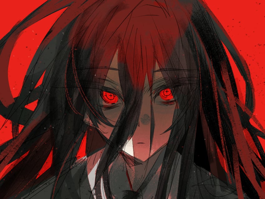 kamukura izuru (danganronpa and 1 more) drawn by lllzlllz