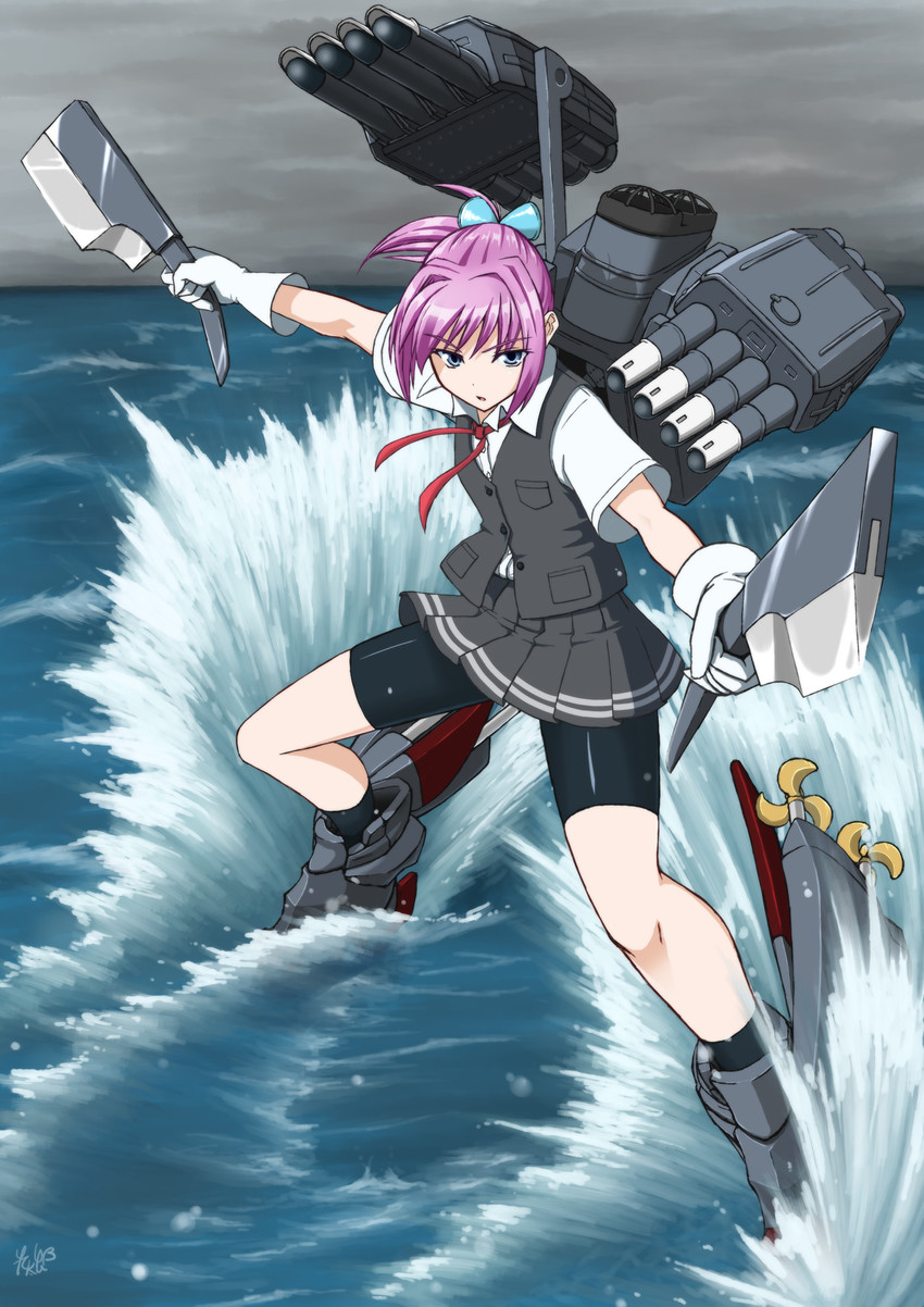 shiranui and zaku amazing (kantai collection and 2 more) drawn by koutarou_(plusdrive)