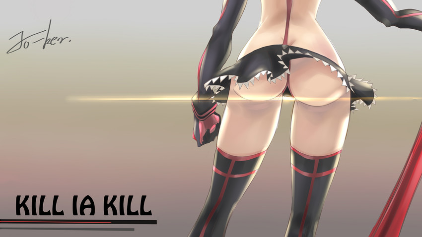 matoi ryuuko and senketsu (kill la kill) drawn by jo-ker_(578569602)