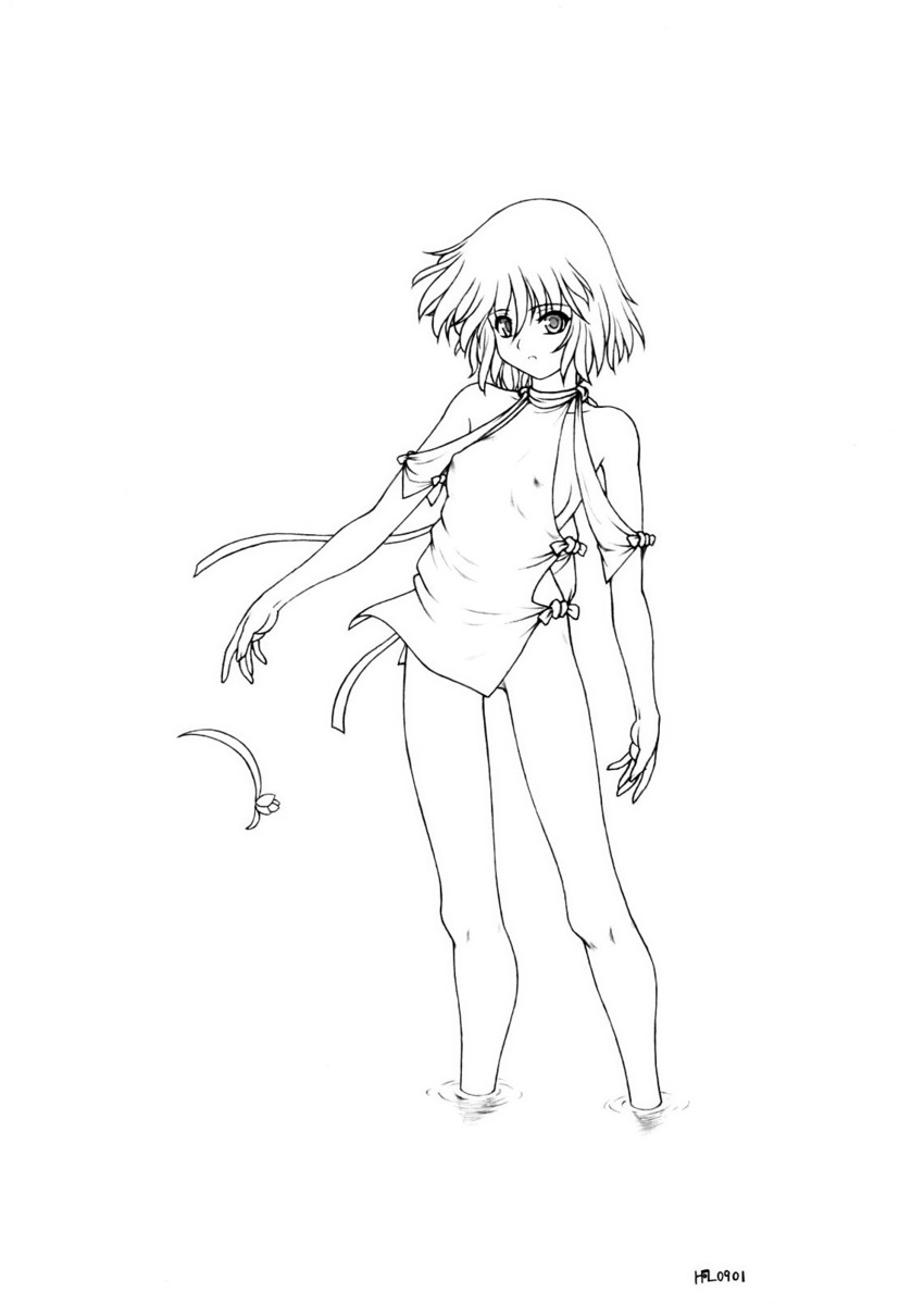 ren (fragile: sayonara tsuki no haikyo) drawn by harumachi_nagaaki