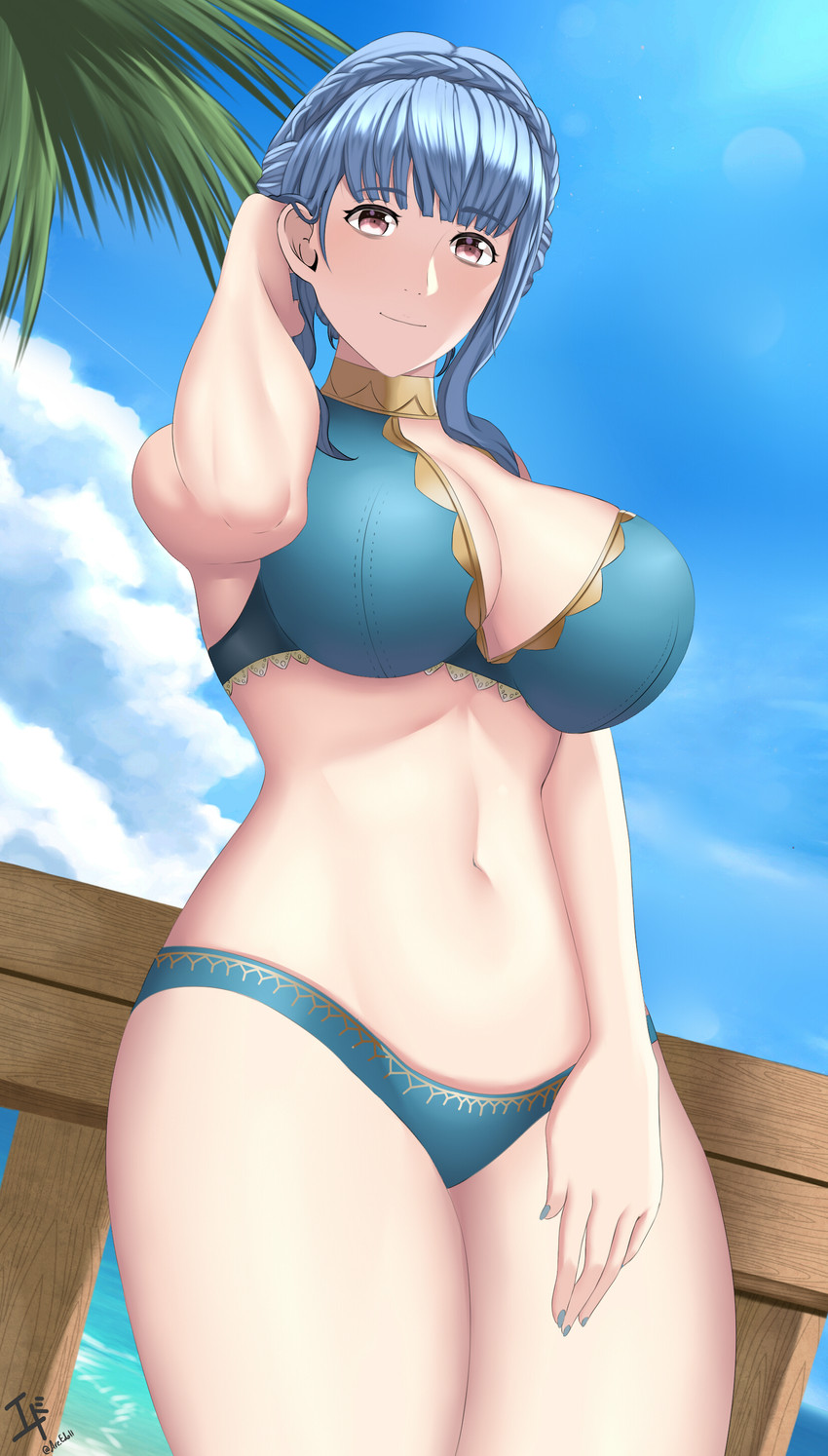 marianne von edmund (fire emblem and 2 more) drawn by arcedo