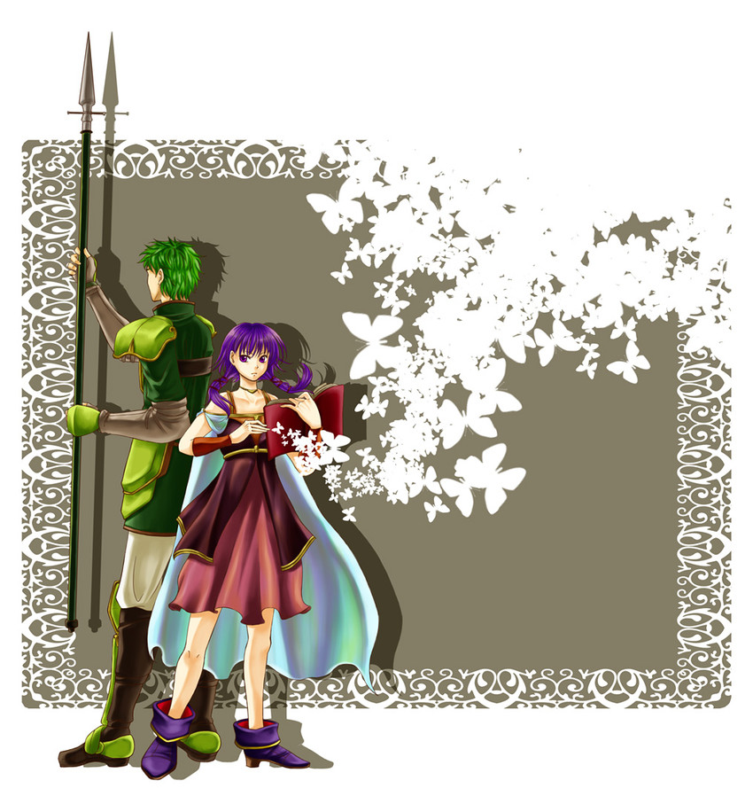 lute and kyle (fire emblem and 1 more) drawn by umk_(pixiv_357925)