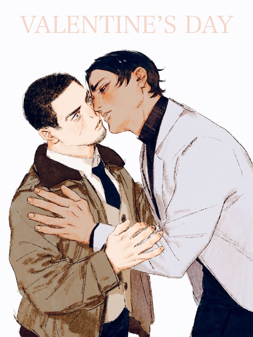 tsukishima hajime and koito otonoshin (golden kamuy) drawn by chengongzi123