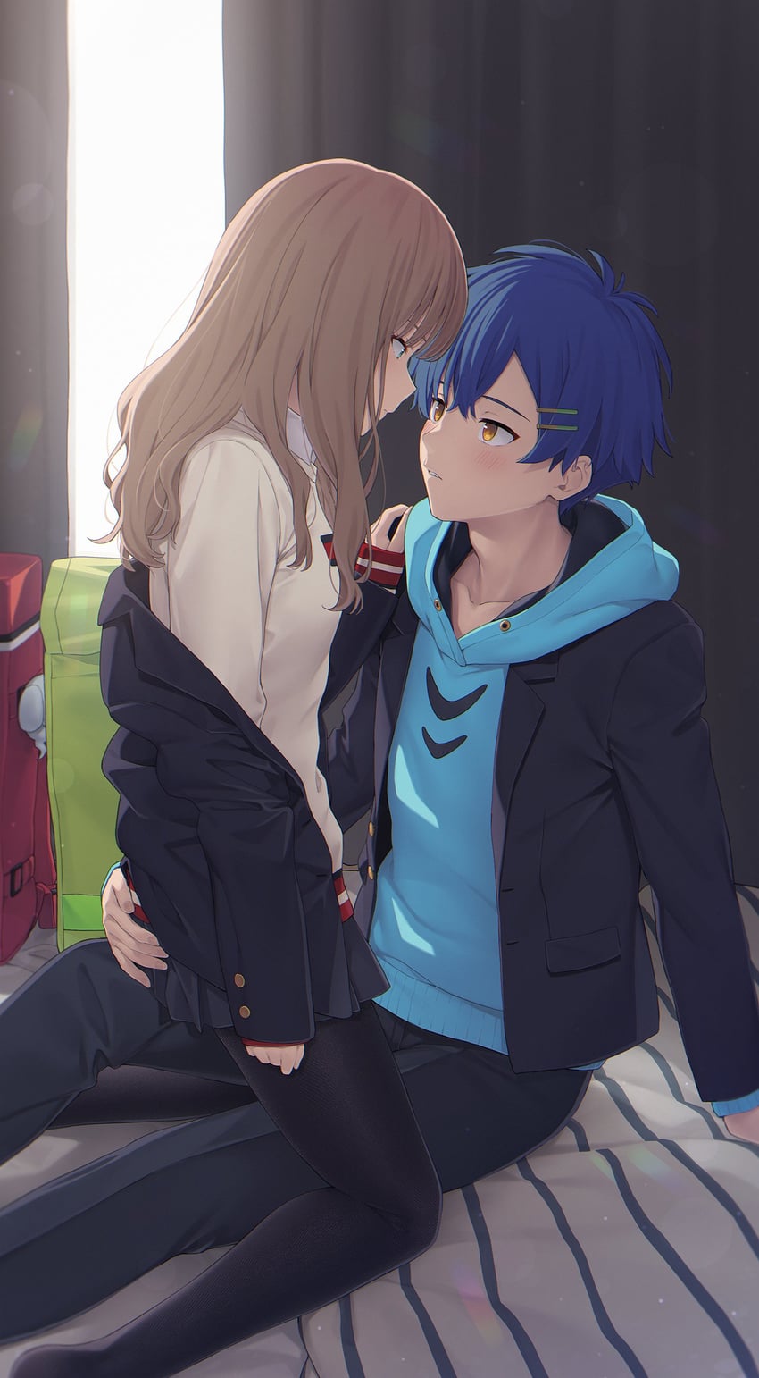 minami yume and asanaka yomogi (gridman universe and 1 more) drawn by mikazuchi_zeus