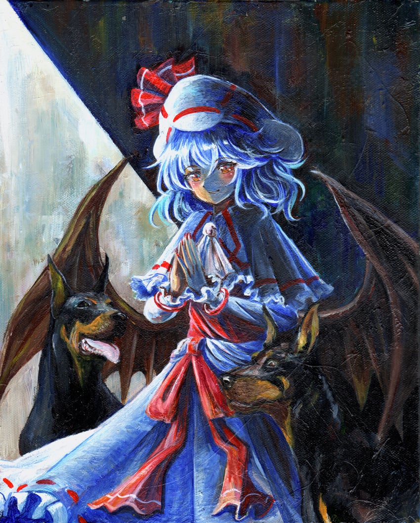 remilia scarlet (touhou and 1 more) drawn by harikona