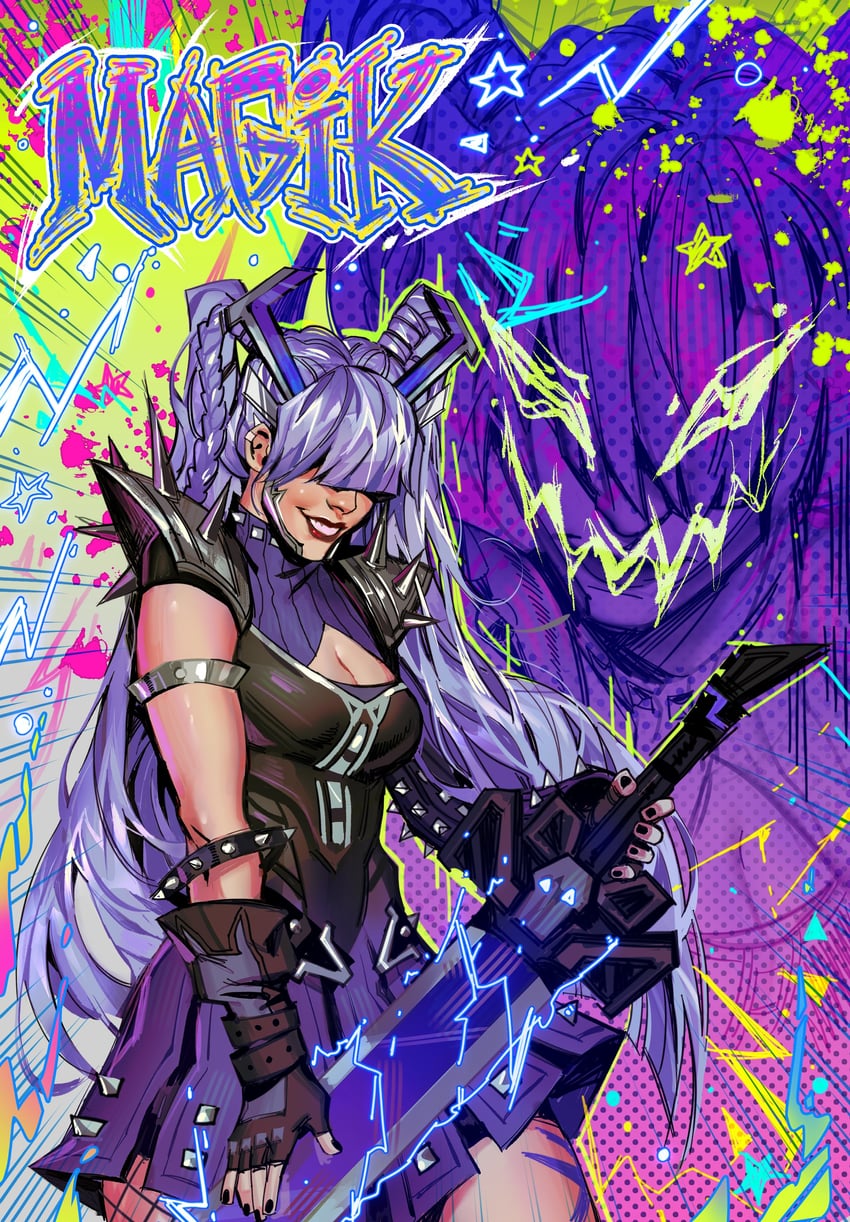 magik and darkchylde (marvel and 2 more) drawn by redgreengoblin