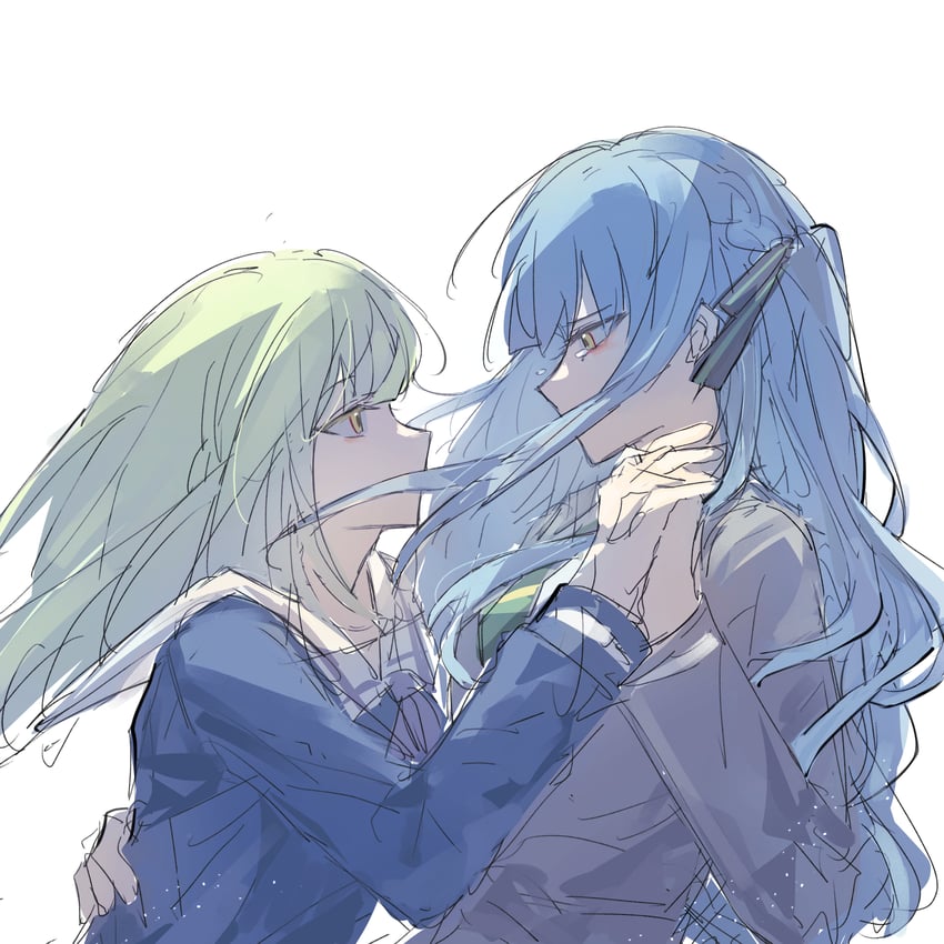 togawa sakiko and wakaba mutsumi (bang dream! and 1 more) drawn by marui89376177