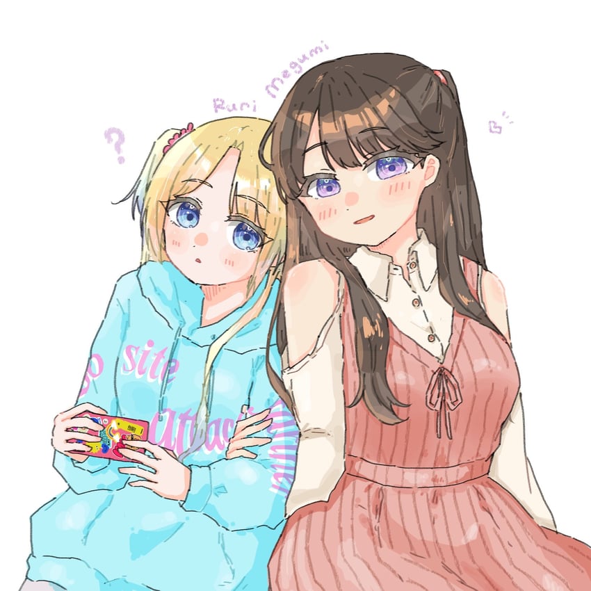 fujishima megumi and osawa rurino (love live! and 1 more) drawn by skp1cnqfehmpasi