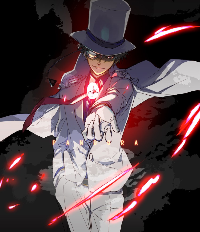 kaitou kid (meitantei conan and 1 more) drawn by tosyoen
