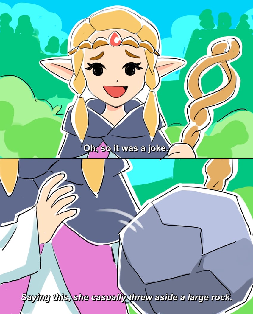 princess zelda (the legend of zelda and 2 more) drawn by ginkoseed